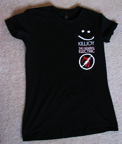 Killjoy & The General Electric Album tour Shirt (front)