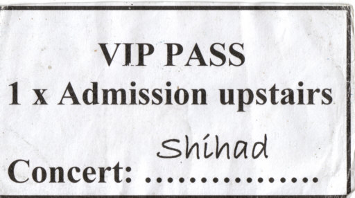 2006-12-29 VIP Ticket.jpg